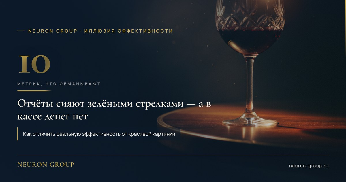 Иллюзия эффективности: 10 метрик, которые обманывают