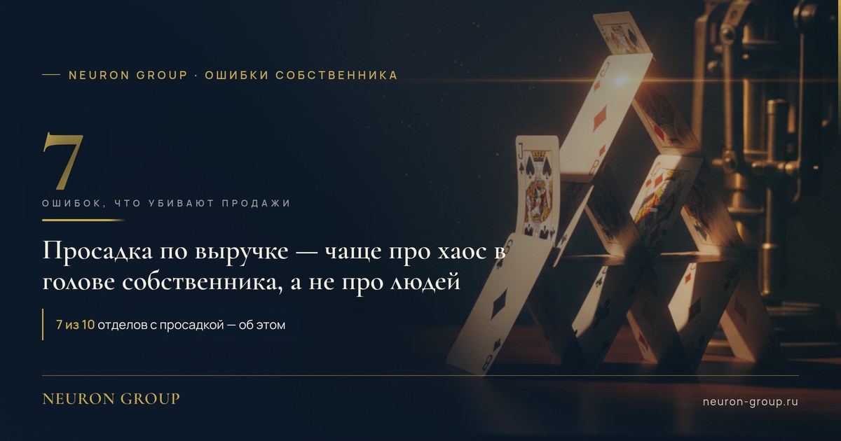 7 ошибок собственника, которые убивают продажи