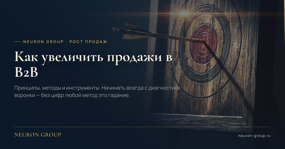Как увеличить продажи в B2B: методы и инструменты
