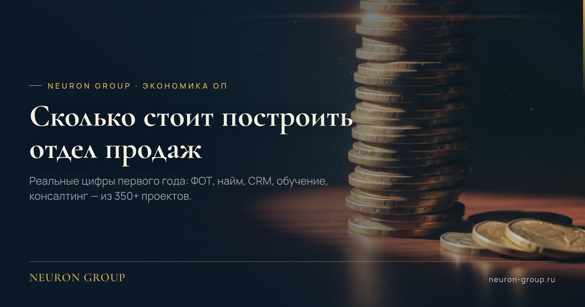 Сколько стоит построить отдел продаж: реальные цифры